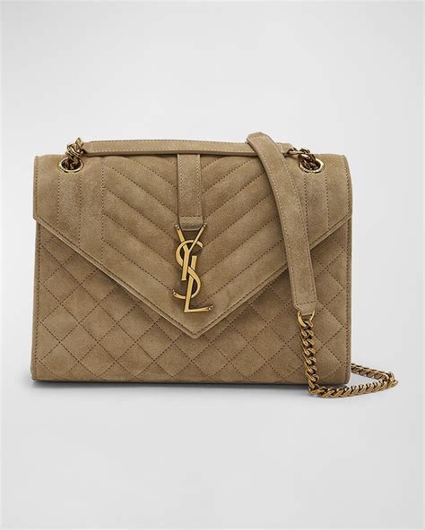 ysl medium tri quilt|Saint LaurentEnvelope Triquilt Medium YSL Shoulder Bag in .